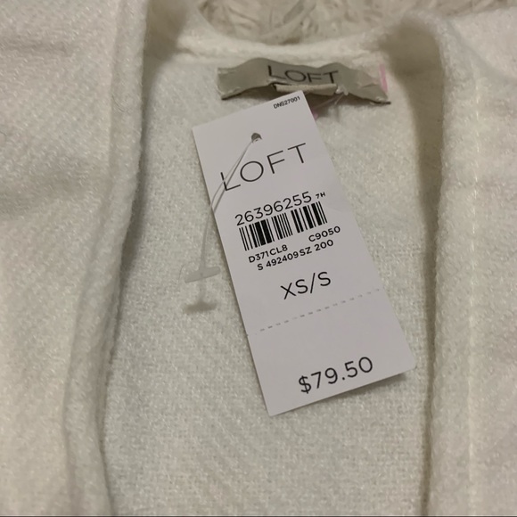 LOFT | Modern Plaid Fringe Poncho - Picture 4 of 6